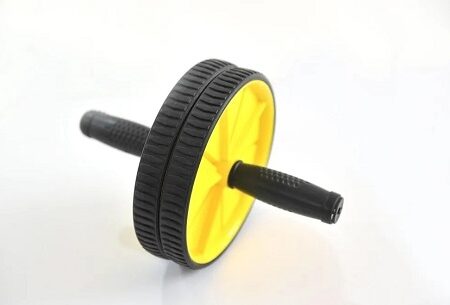 Double Exercise AB Wheel With Knee Pad