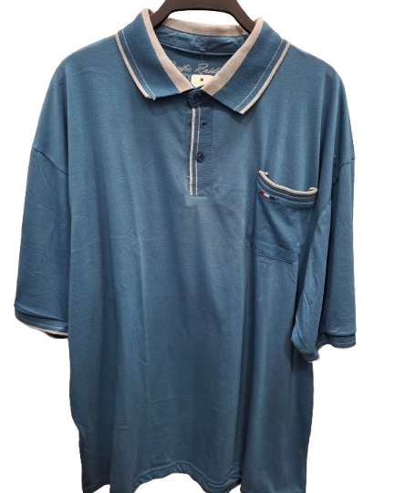 Pacific Raiders Polo Shirt (Blue-6XL)