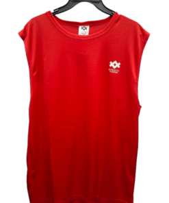 SLEEVELESS TOP (Red-XL)