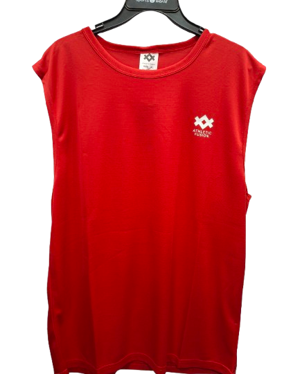 SLEEVELESS TOP (Red-XL)