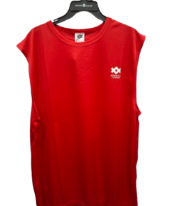 SLEEVELESS TOP (Red-2XL)