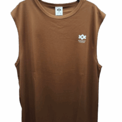 SLEEVELESS TOP (Dark Brown-2XL)