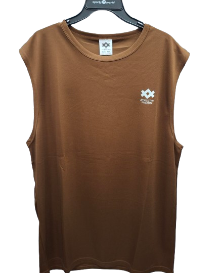 SLEEVELESS TOP (Dark Brown-2XL)